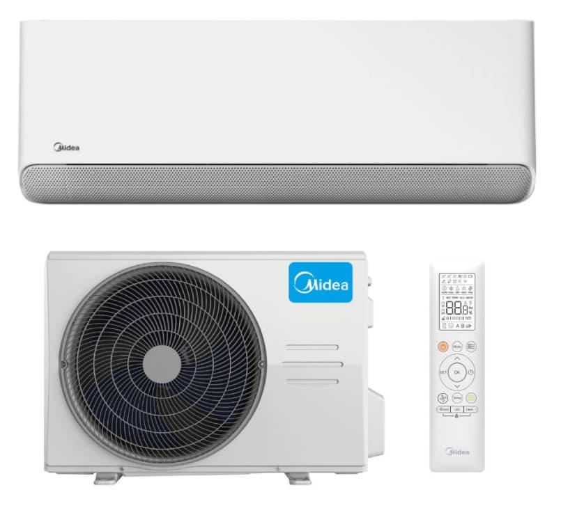 Aer conditionat Midea CB1-12HRFB8-I(R)/CB1-12HFNX-O(R) de 12000 BTU Clasa de energie A++,  WiFi - Da si garantie 36 luni