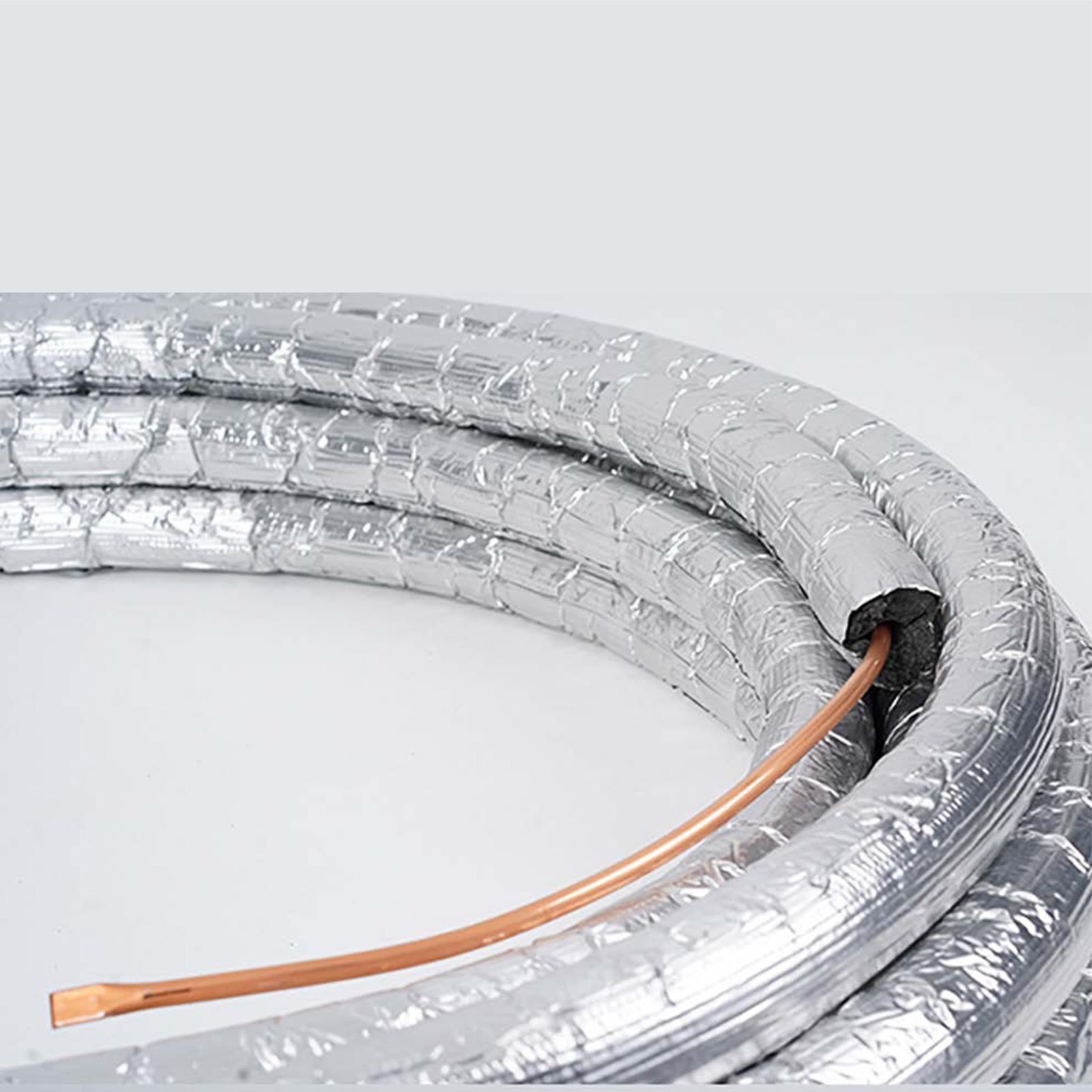 Țeavă cupru izolata, SOLAR SAFE, 3/8” (9.52 mm), Grosime perete 0.70 mm, izolație 6 mm - rola 50m 2