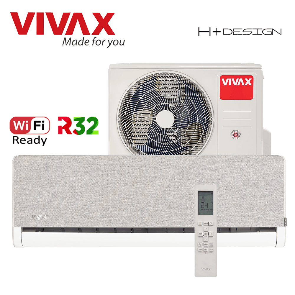 Aer Conditionat VIVAX H+Design ACP-18CH50AEHI+ Silver Wi-Fi Ready R32 Inverter 18000 BTU/h 3