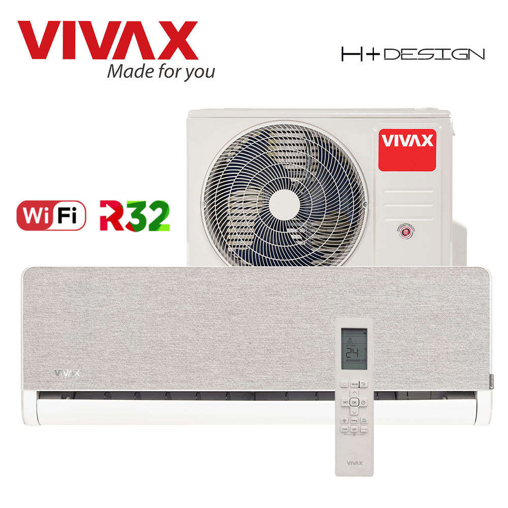 Aer Conditionat VIVAX H+Design ACP-18CH50AEHI+ Silver Wi-Fi R32 Inverter 18000 BTU/h 3