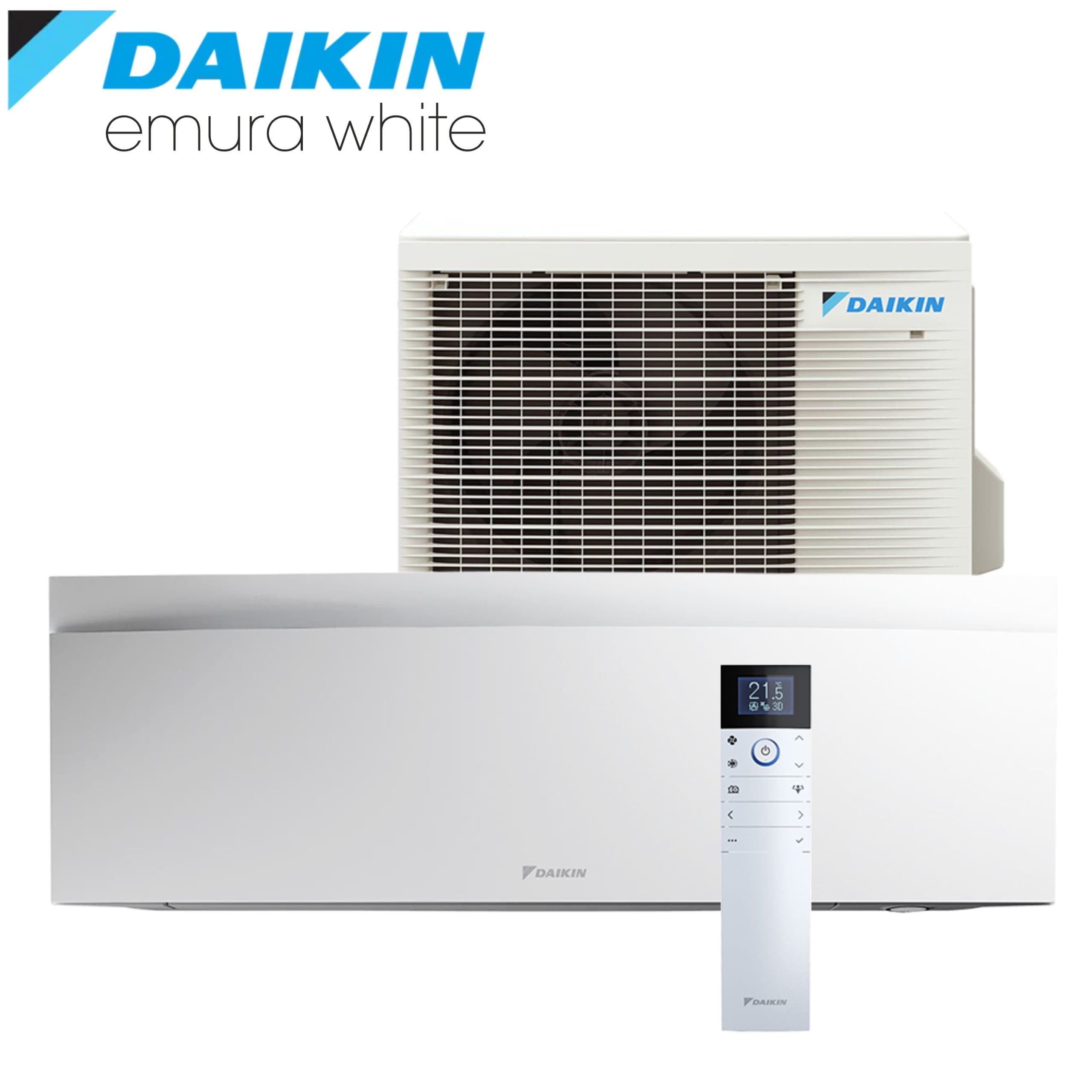 Aparat de aer conditionat Daikin Emura 7 000 BTU, FTXJ20AW9-RXJ20A9 , Inverter , Clasa A+++, Wi Fi, R32