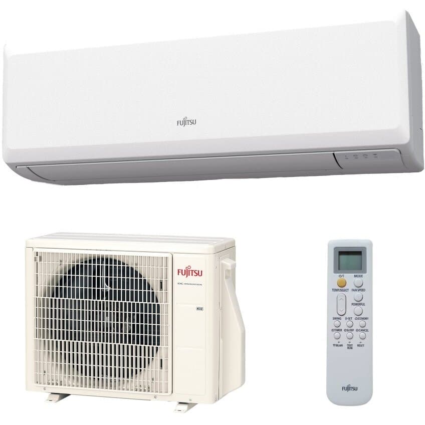 Aer conditionat Fujitsu ASEH09KNCA de 9000 BTUInverter, Clasa de energie A++, WiFi inclus