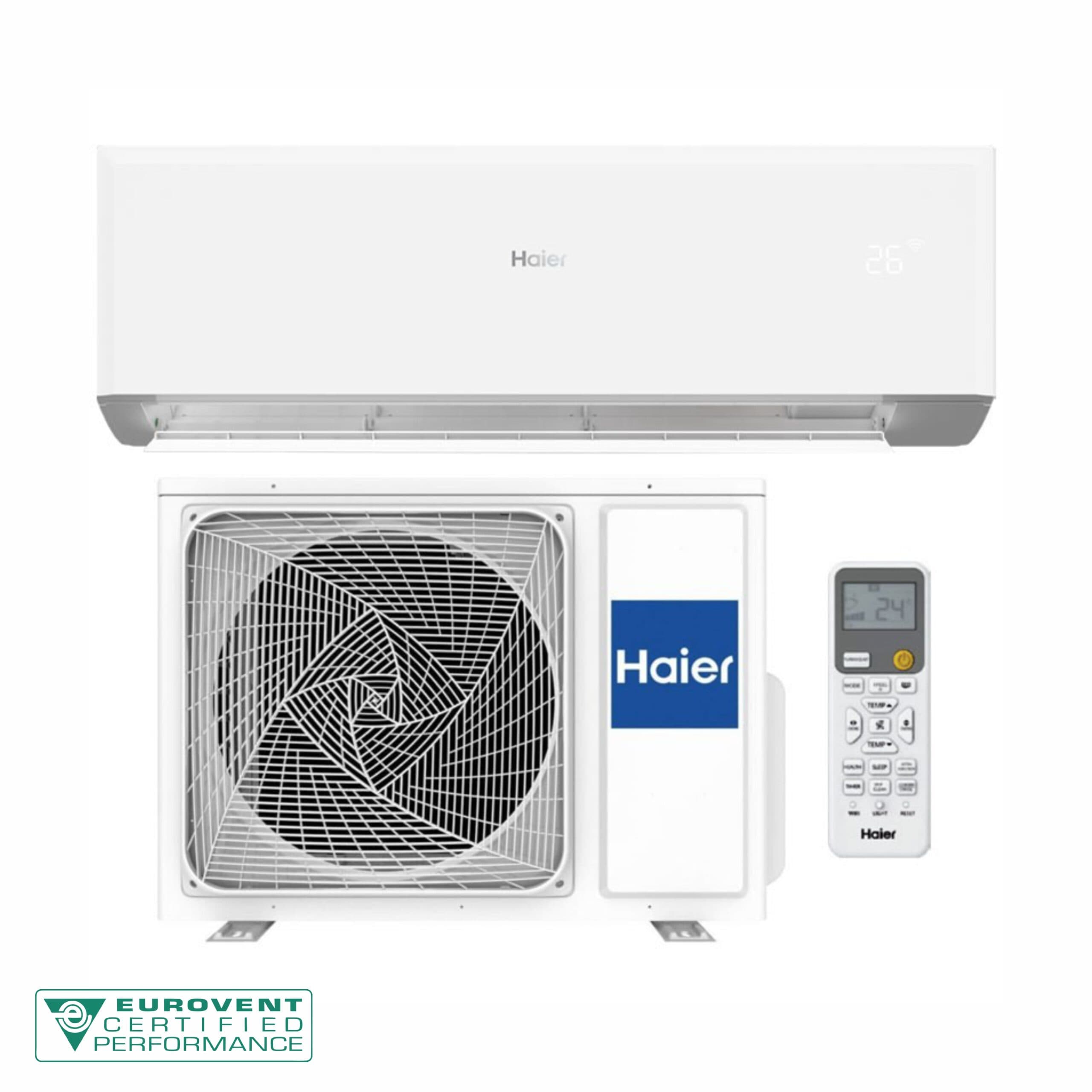 Aparat de aer conditionat Haier REVIVE+ 18 000 BTU, Wi-Fi, Wi-Fi Easy Pair, I Feel, Coanda Plus, 56º Steri-Clean, 3-Level-Eco, Easy Installation, Clasa A++, Alb
