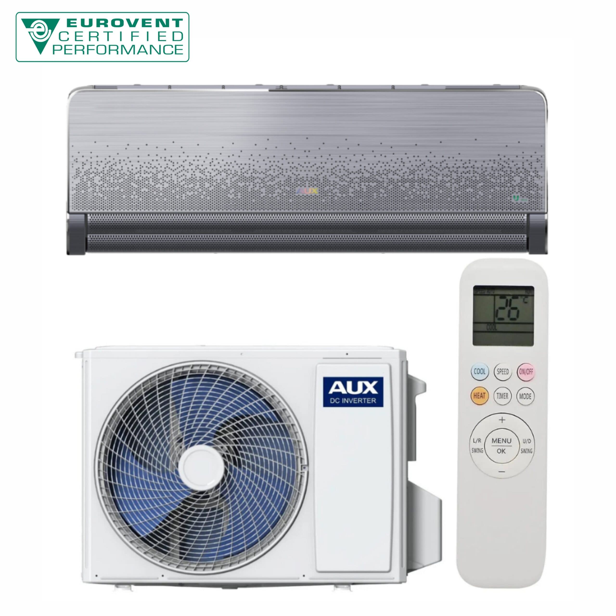 Aparat aer conditionat AUX C Pro Series ASW-H12C5A4/FQAR3DI-D0, 12000 BTU/h, clasa A+++/A++, WiFi inclus, Sleep Mode, Auto Curatare, Auto Restart