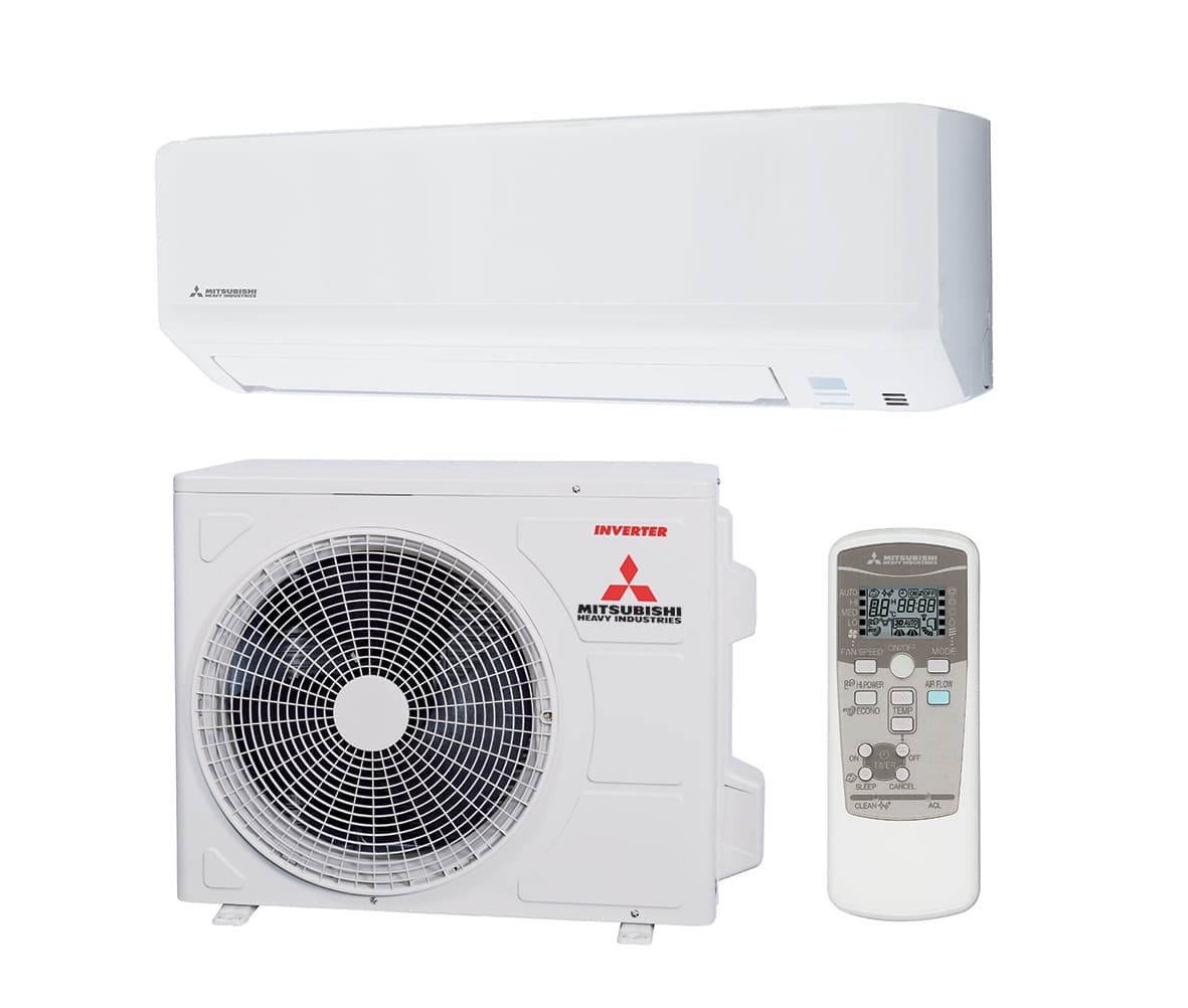 Aer conditionat Mitsubishi Heavy Nyoko Plus SRK25ZSP-W1 SRC25ZSP-W1, 9000 BTU, A++/A+, Inverter Profesional, Functie incalzire racire, Alb