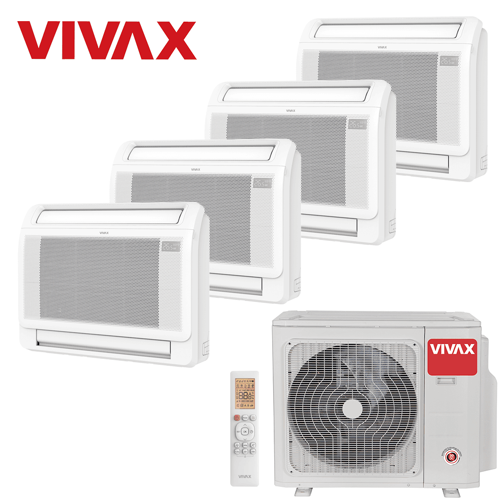 Aer Conditionat MULTISPLIT Pardoseala VIVAX ACP-36COFM105AERI / 3x ACP-12CT35AERI + ACP-18CT50AERI R32 Inverter