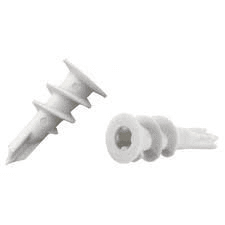 Diblu pentru gips carton, din polipropilena, tip melc, autoforant, 33 mm, set 200 bucati