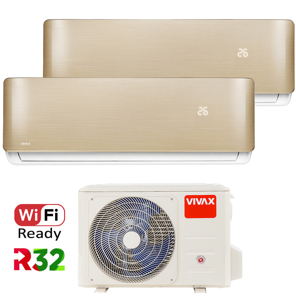 Aer Conditionat MULTISPLIT VIVAX ACP-14COFM40AERI / 2x ACP-09CH25AERI GOLD Dublu Split Inverter