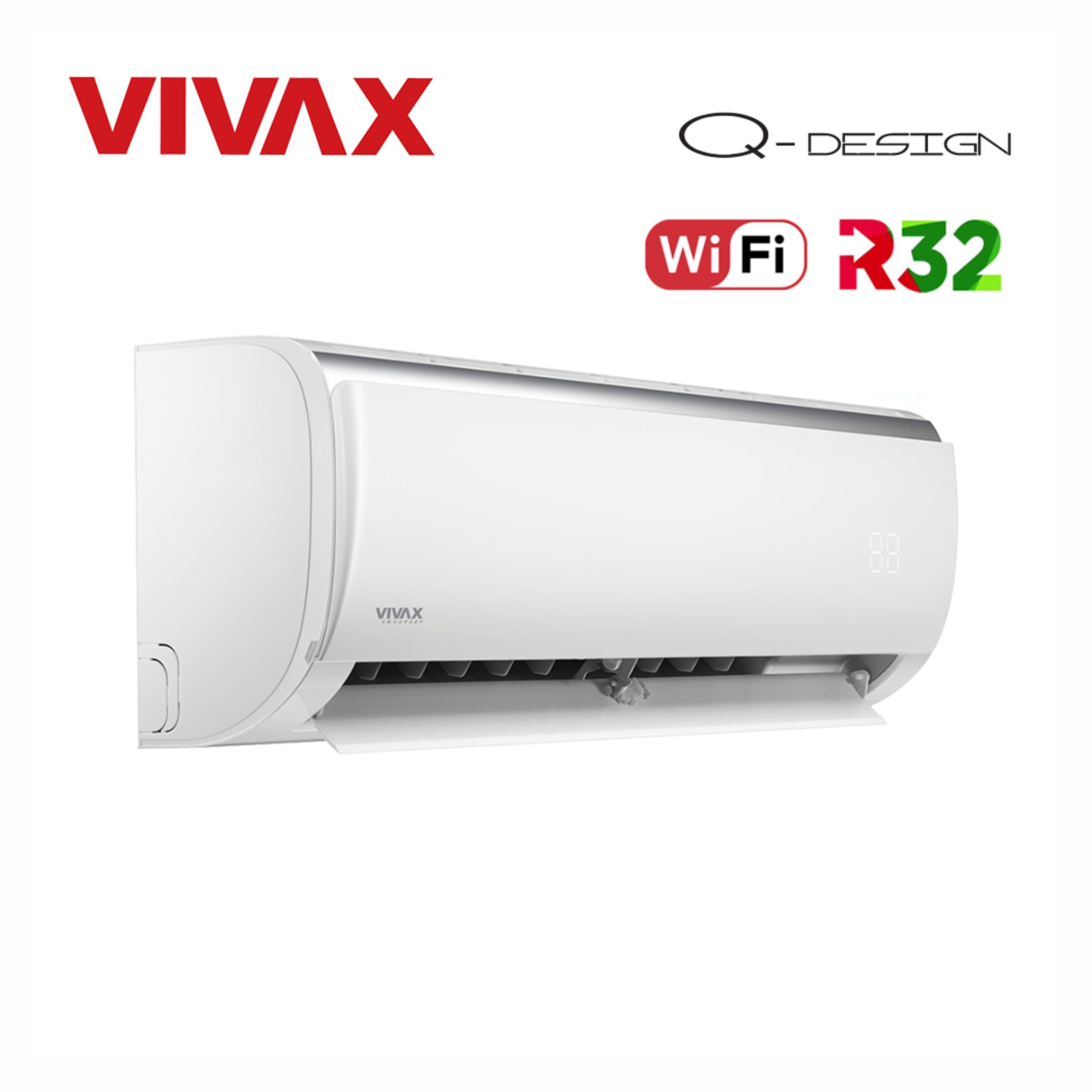 Aer Conditionat VIVAX Q-Design ACP-09CH25AEQI Wi-Fi Ready R32 Inverter 9 000 BTU/h